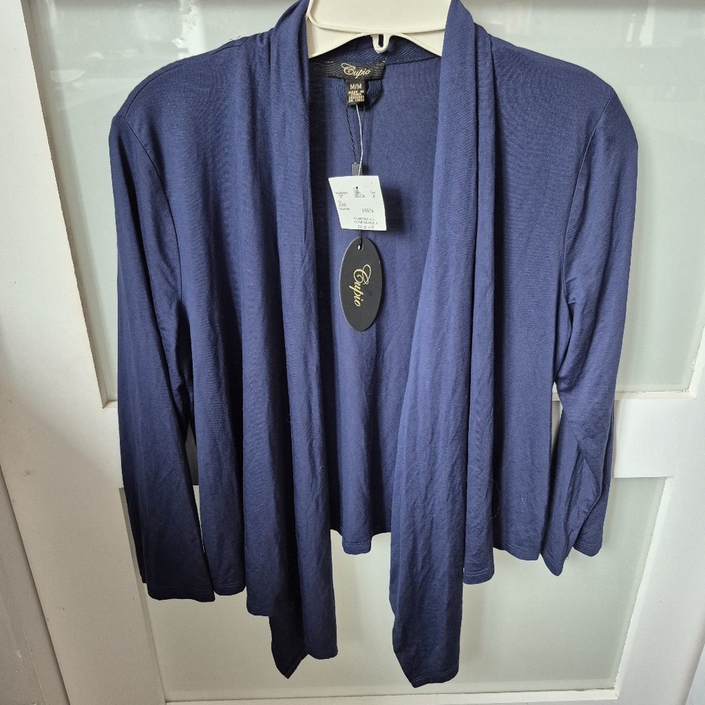NWT Cupio Womens Waterfall Sweater Size M
